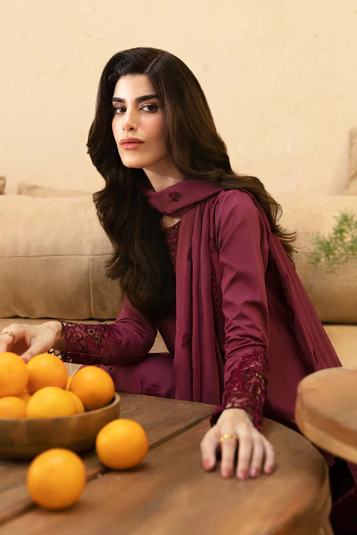 Berry Delight- Cotton- Red(Maroon)