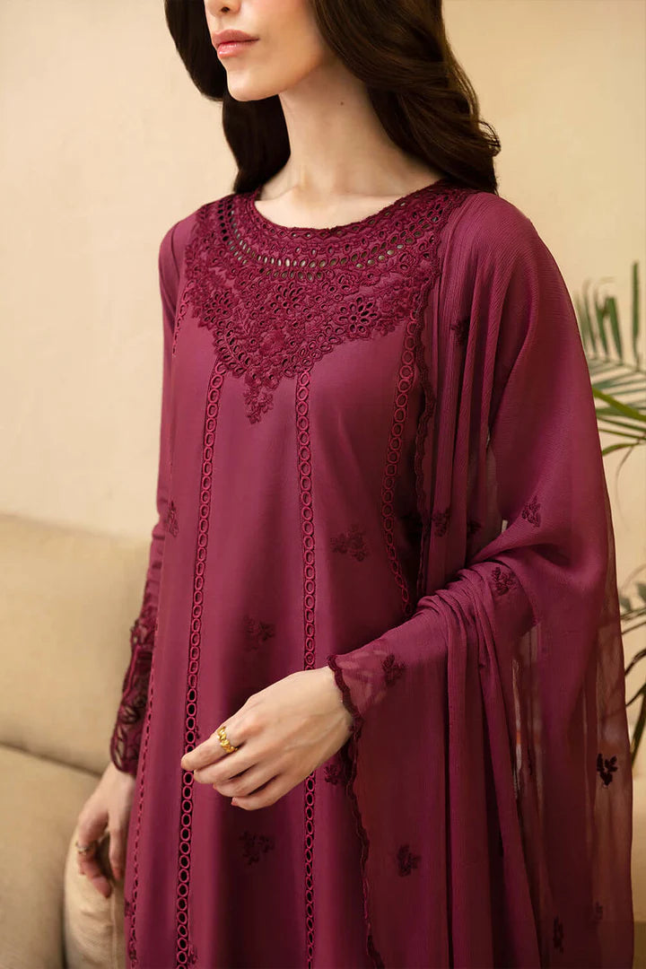Berry Delight- Cotton- Red(Maroon)