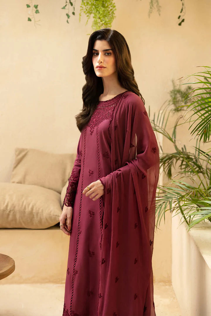 Berry Delight- Cotton- Red(Maroon)
