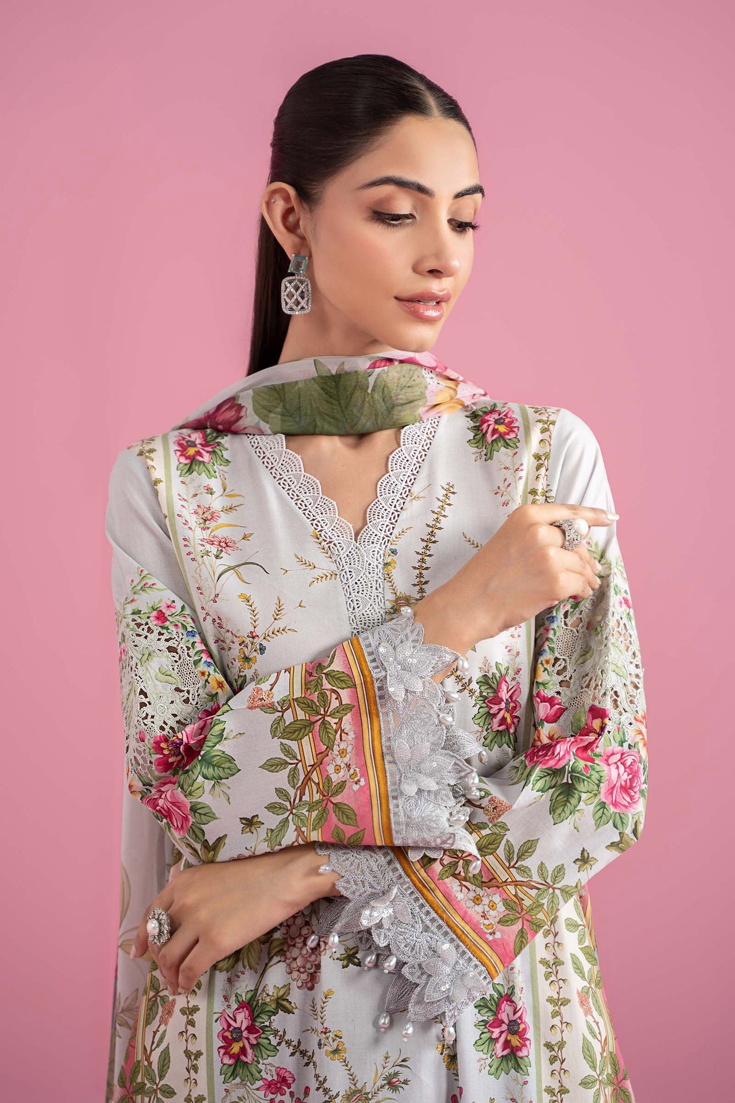 Maria B | Grey - Unstitched Lawn Collection
