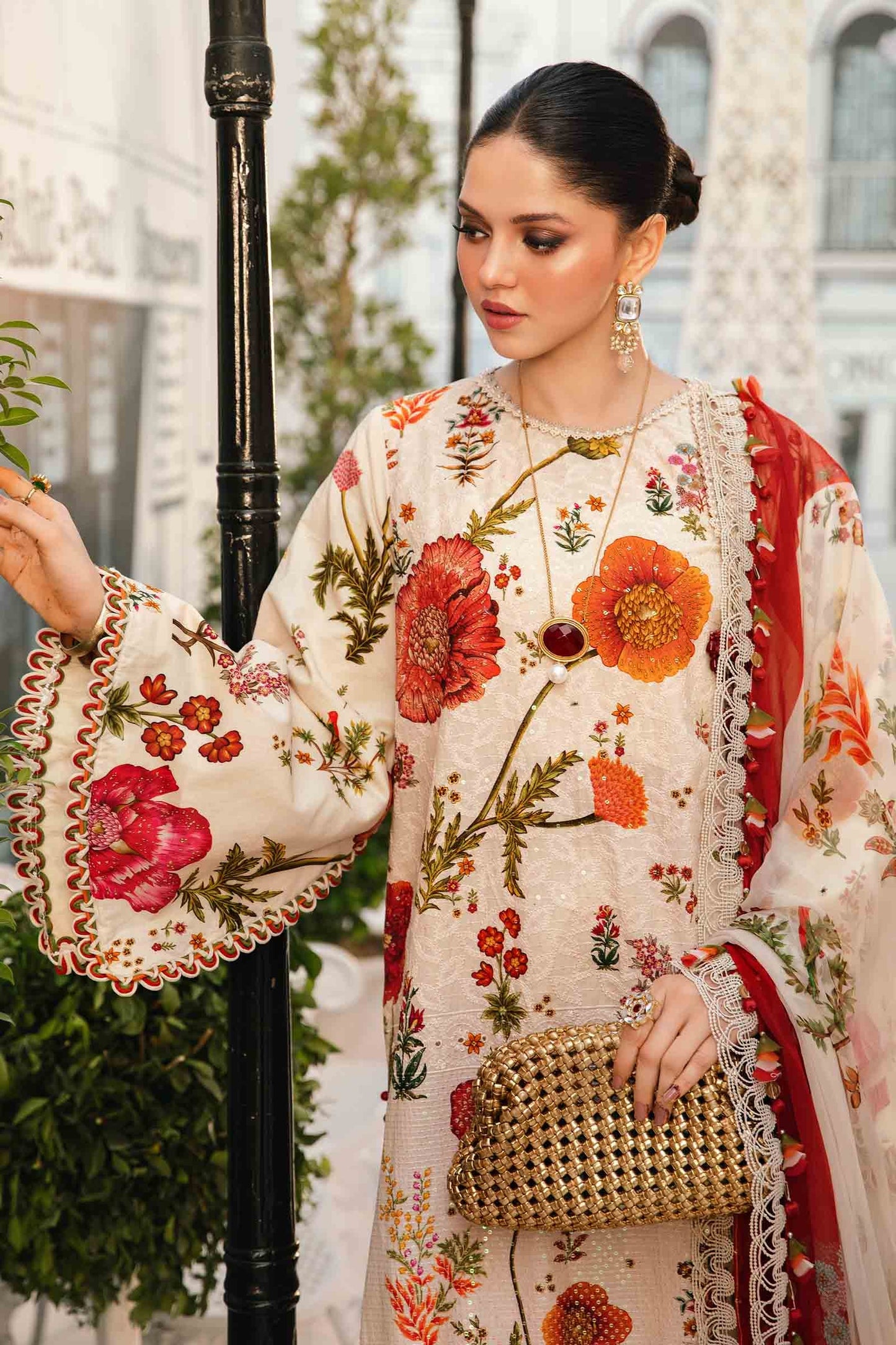 Maria B | Beige - Lawn Collection