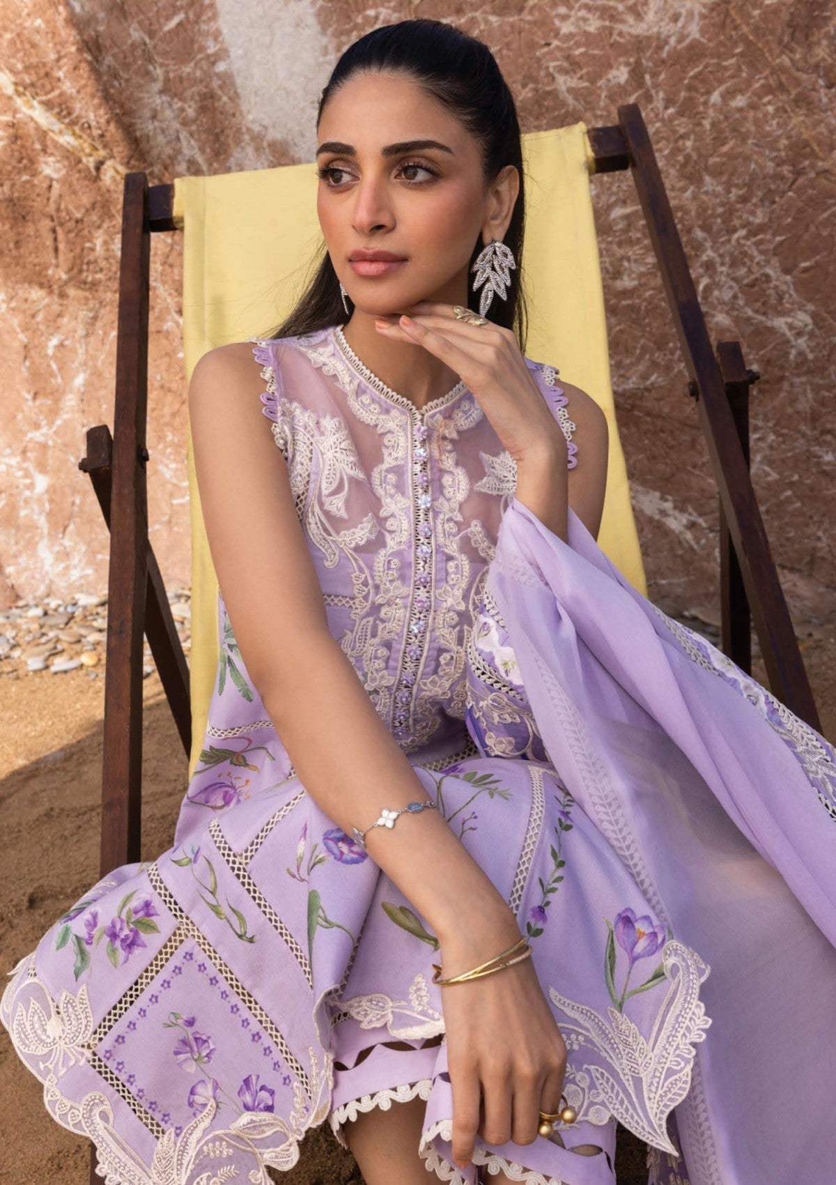 Crimson | Lavender - Lawn Collection