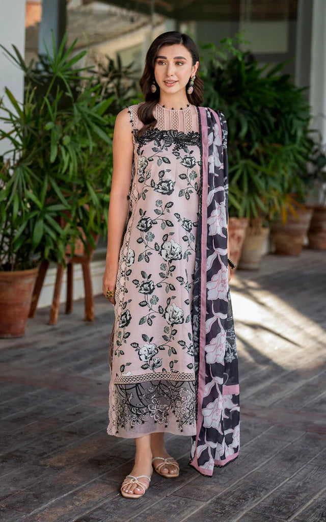 Asifa Nabeel MK-02 Unstitched Lawn