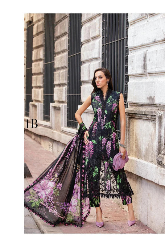 Lawn-Black Maria B MPrint 2301-B