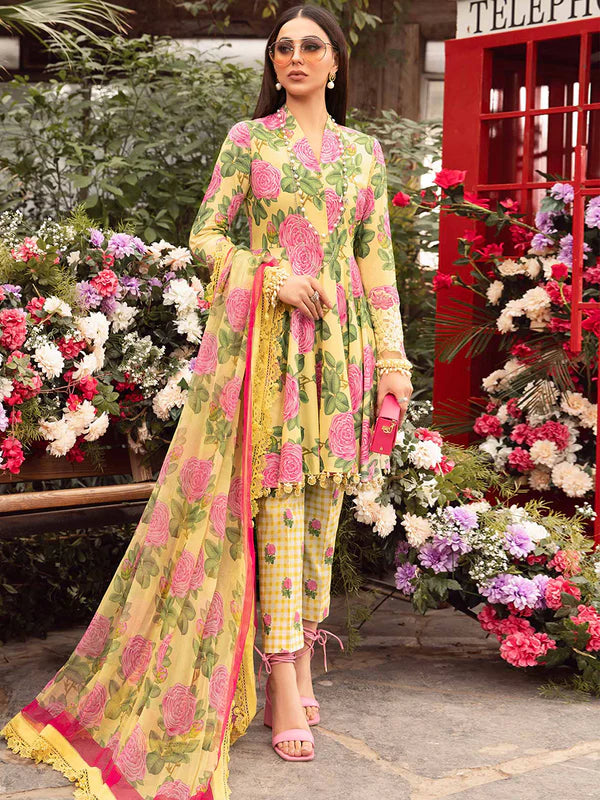 Maria B Mprints Lawn - 2103A