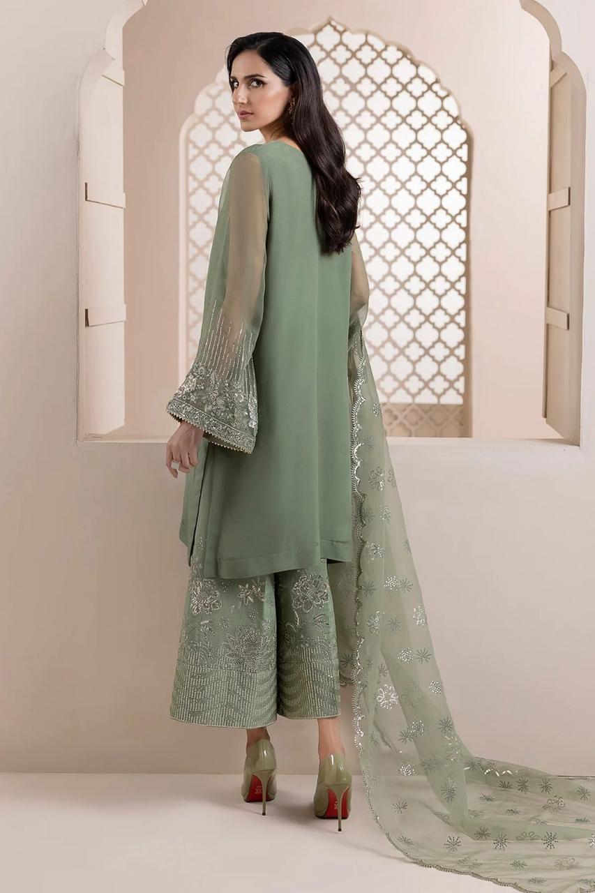 BAROQUE-Green-Organza