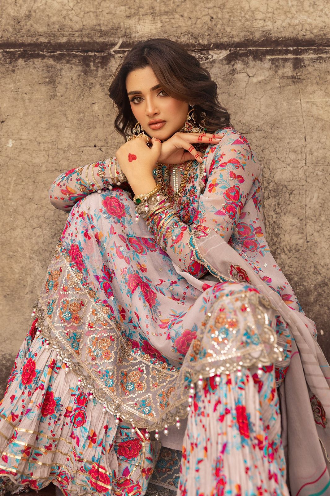 Charizma | Multi Floral - Embroidere Chiffon Collection