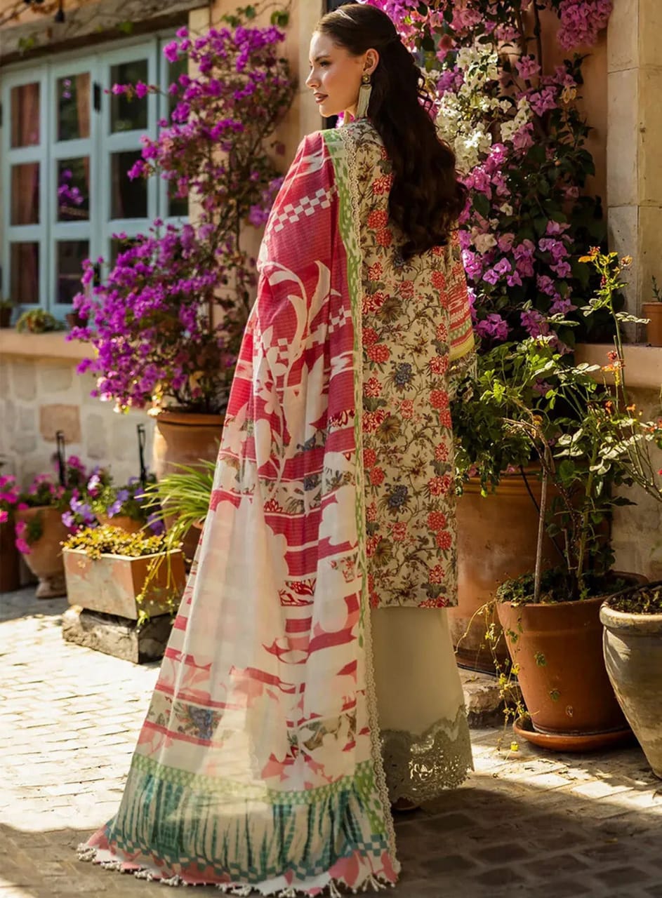 Elaf Giardino ELK-01B | Ivory - Lawn Collection 2025