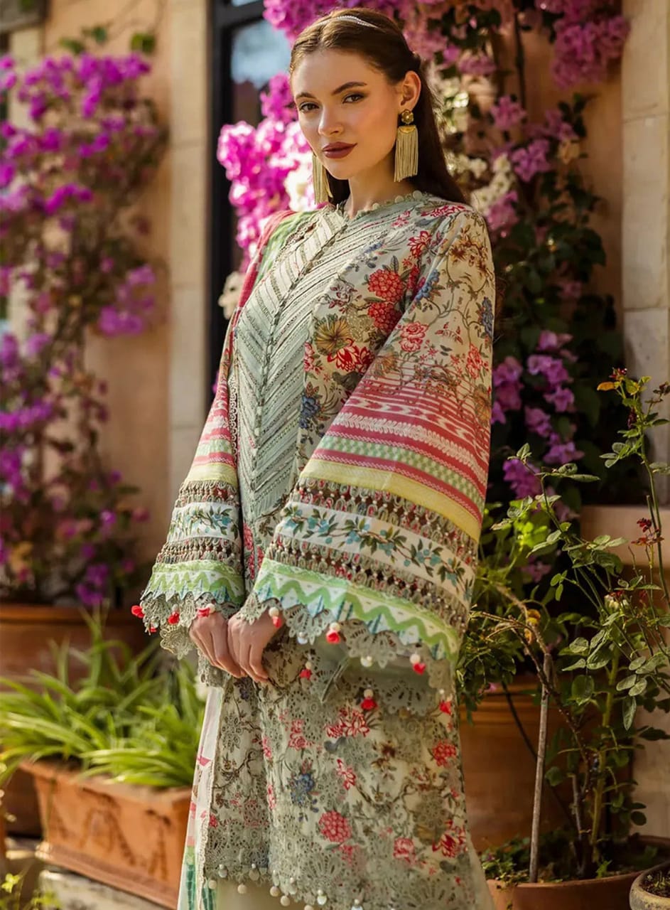 Elaf Giardino ELK-01B | Ivory - Lawn Collection 2025