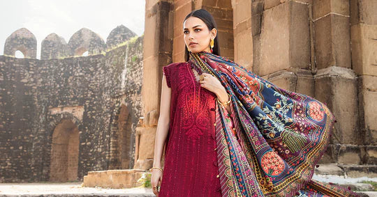 3 Piece Unstitched Printed Lawn Suit | MPT-2407-B