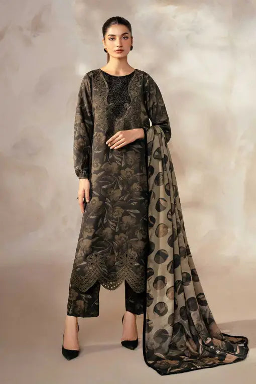 Baroque 3 Piece Digital Print Summer Lawn Collection 2025