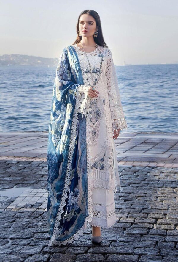 ADAN LIBAS-White-Chikankari