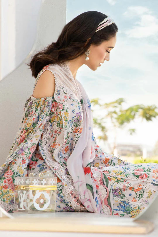 Maria B - 3 Piece Unstitched Printed Lawn Suit | MPT-2507-A