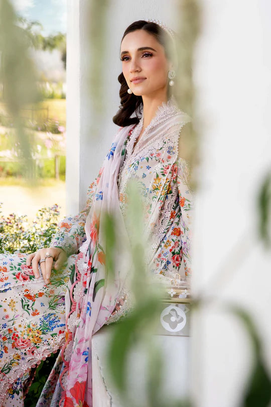 Maria B - 3 Piece Unstitched Printed Lawn Suit | MPT-2507-A