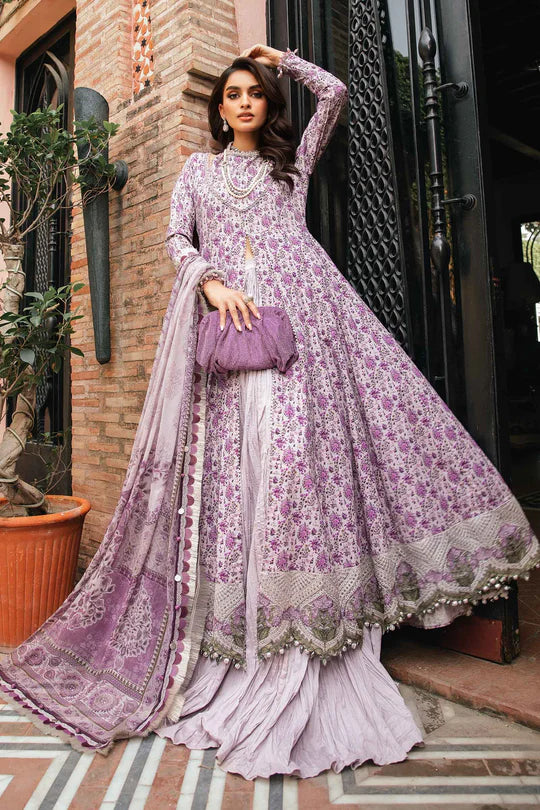 3 Piece Stitched Printed Suit | MPT-2207-B