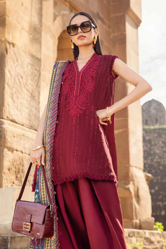 3 Piece Unstitched Printed Lawn Suit | MPT-2407-B