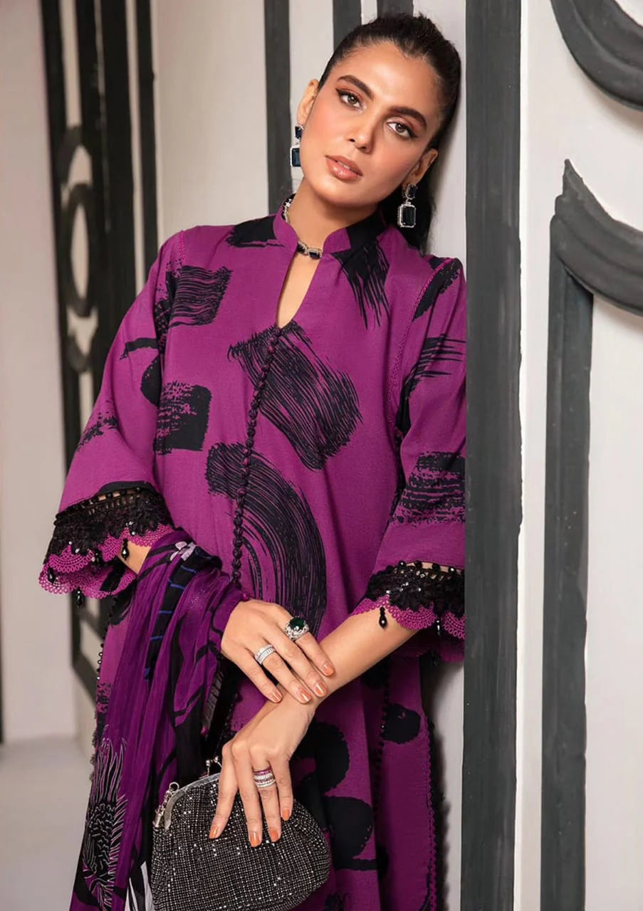 Maria B MPRINT VOL 2 Eid Collection - Purple - Brush