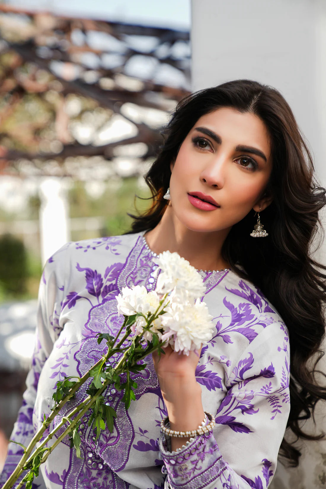 Aneelas | Purple - Digital Printed Luxury Lawn Collection