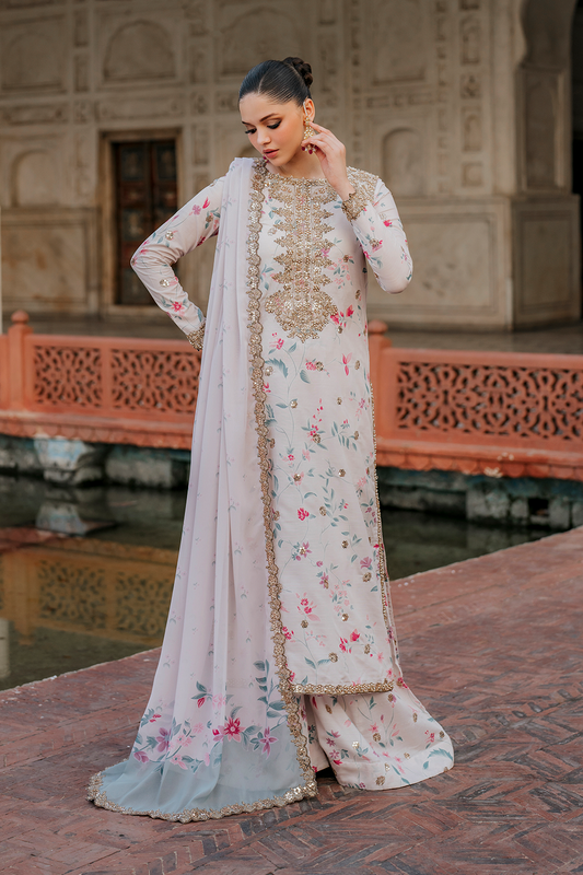 Iznik UE-318 | White - Lawn Collection