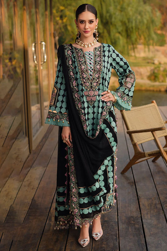 Charizma | Black & Green - Lawn Collection