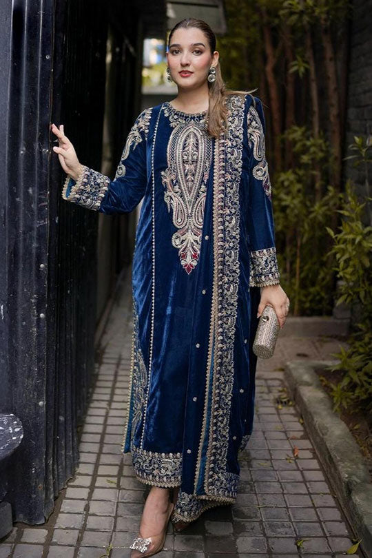 Aneelas | Dark Blue - Velvet Collection