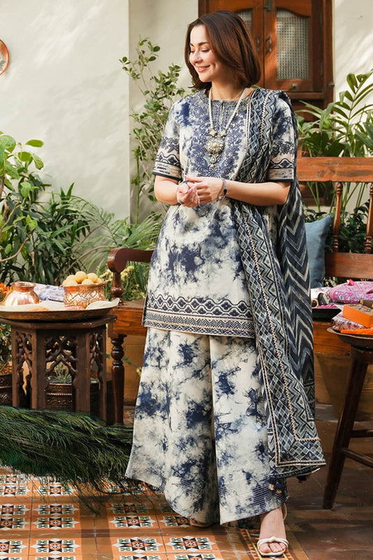 Sapphire | Blue & White - Lawn Collection
