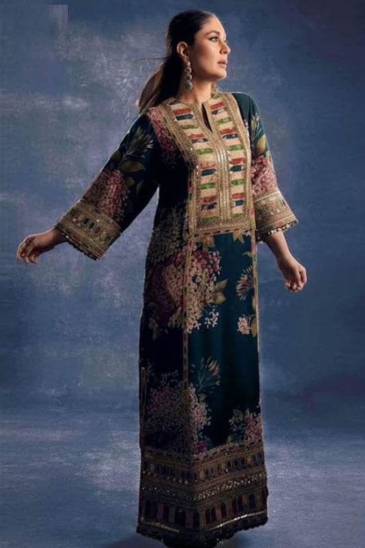 Sabya Sachi | Zinc Blue - Silk Collection