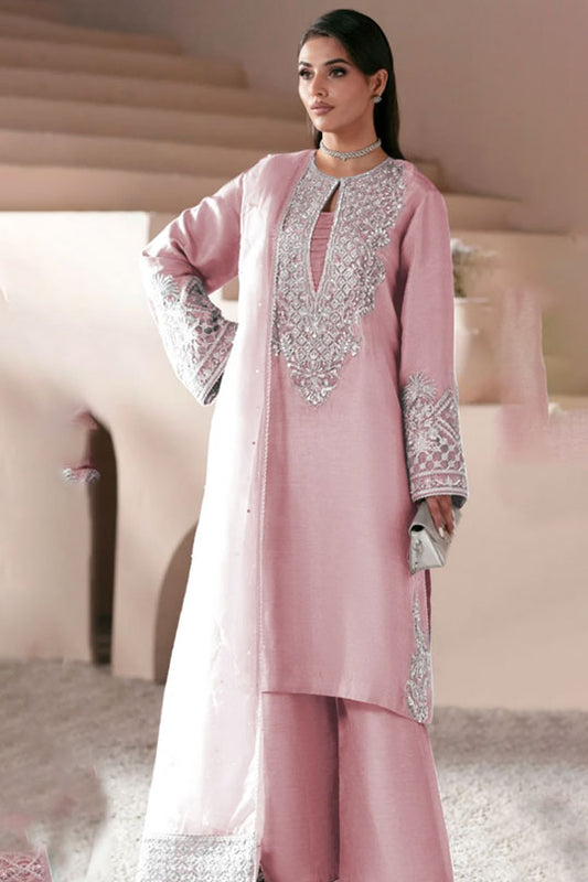 Style | Peach - Silk 3 Piece Unstitched Collection