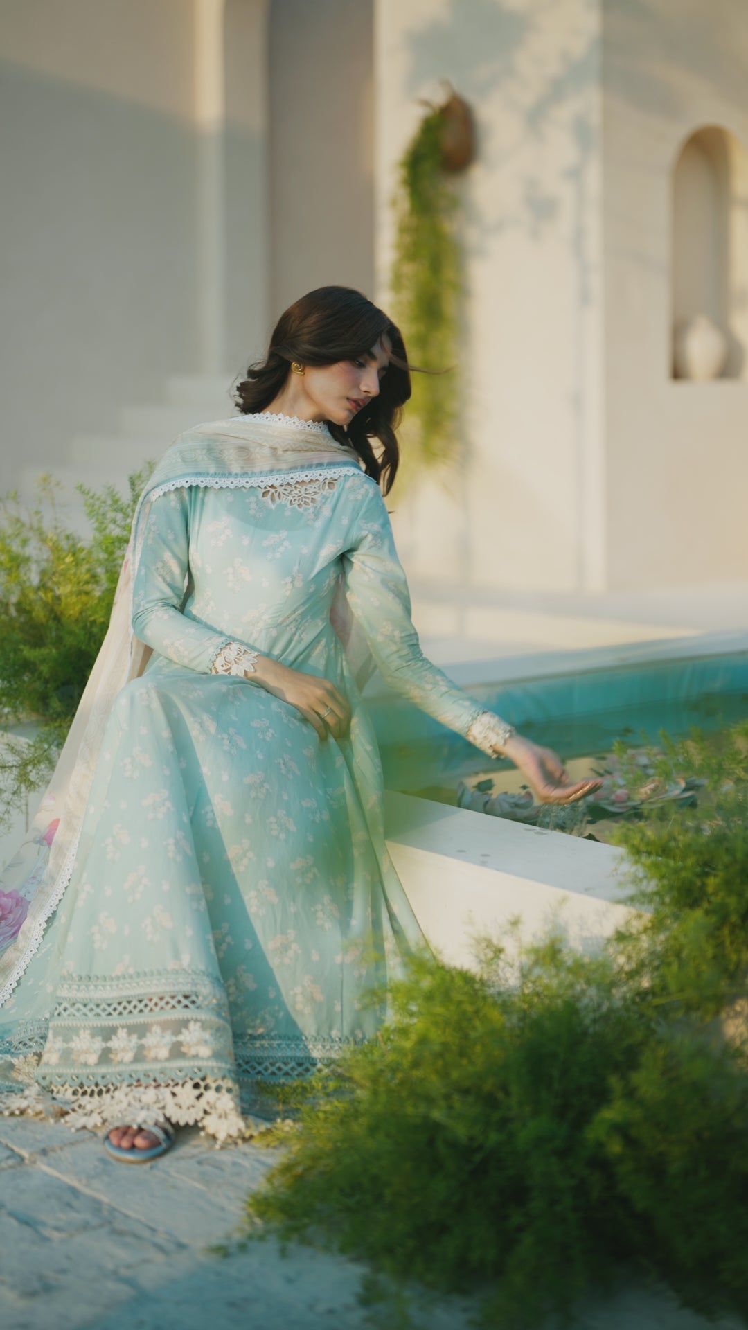 Iznik EFL-06 | Sky Blue - Embroidered Lawn Collection