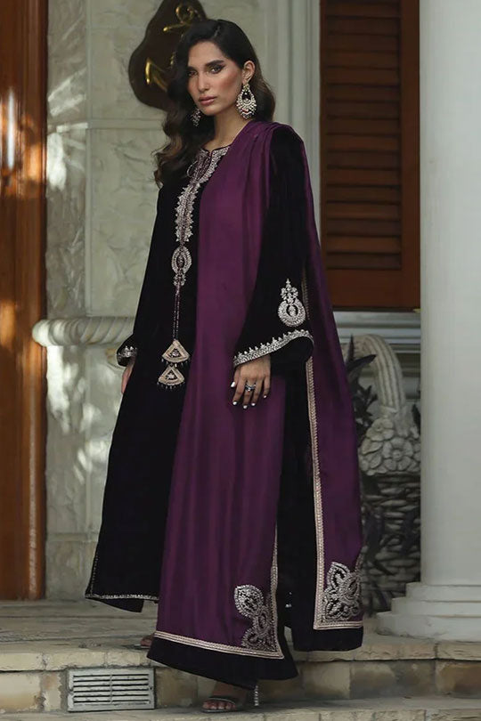 Farida Hasan | Purple - Velvet Collection