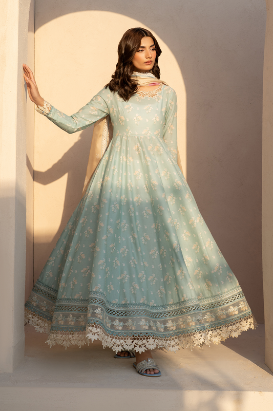 Iznik EFL-06 | Sky Blue - Embroidered Lawn Collection