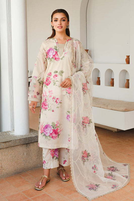 Baroque UF-652 | Off White - Luxury Lawn Collection