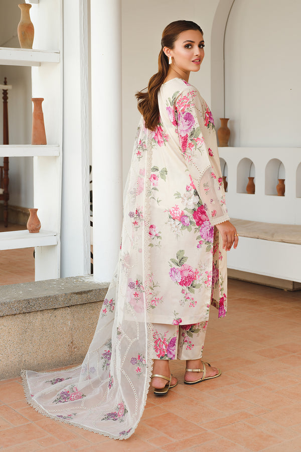 Baroque UF-652 | Off White - Luxury Lawn Collection