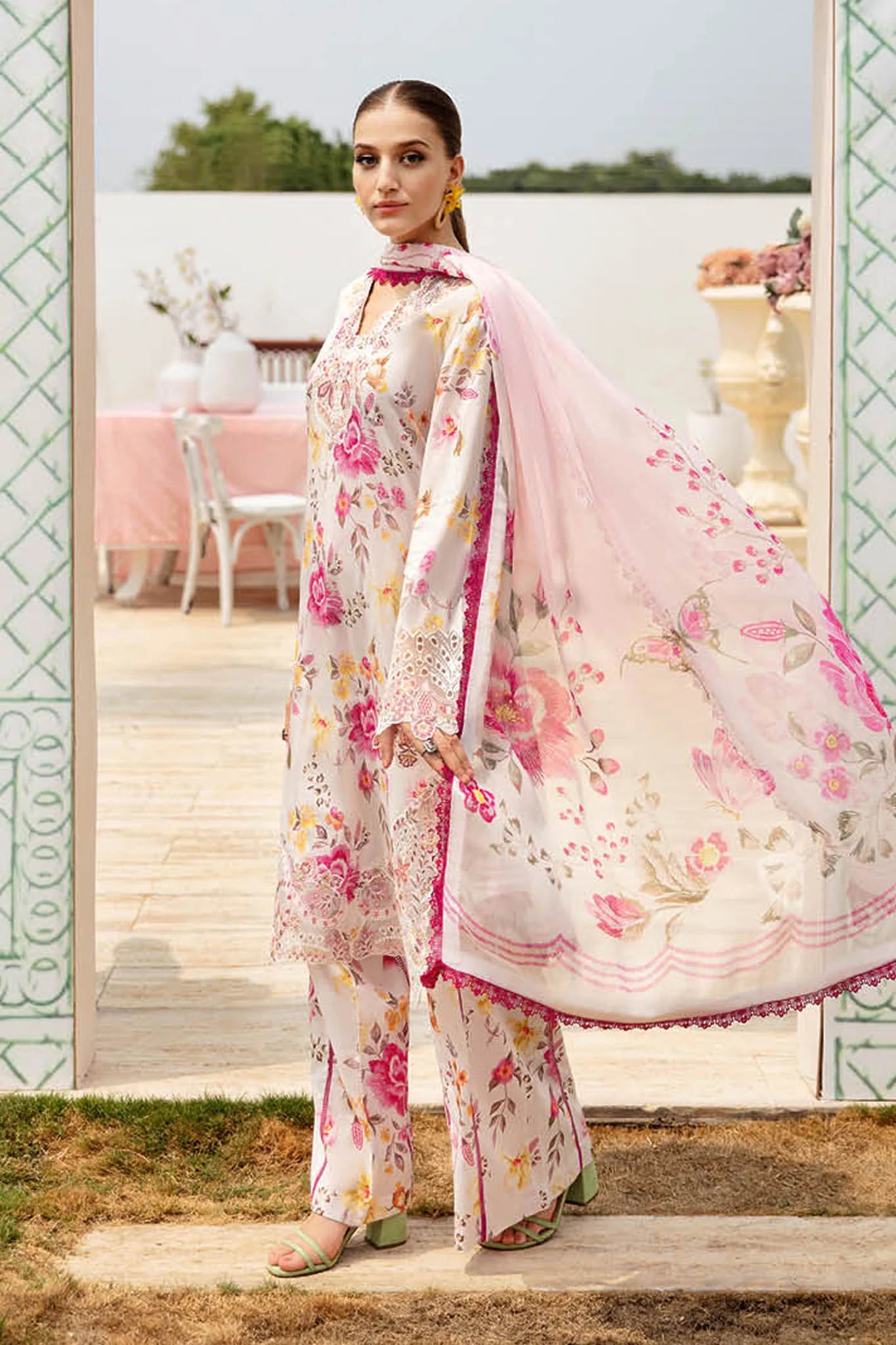 3 Piece Unstitched Printed Lawn Eid Collection