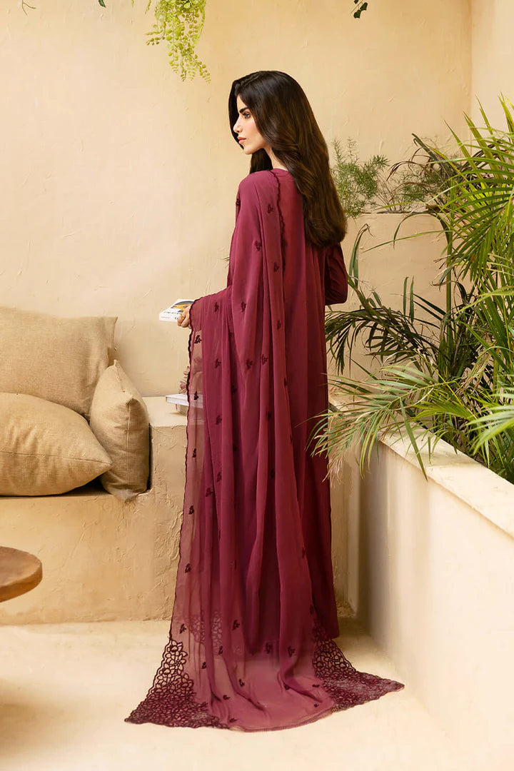 Berry Delight- Cotton- Red(Maroon)