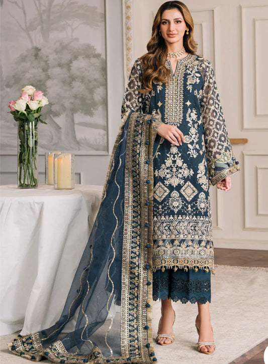 Baroque | Blue - Organza Collection