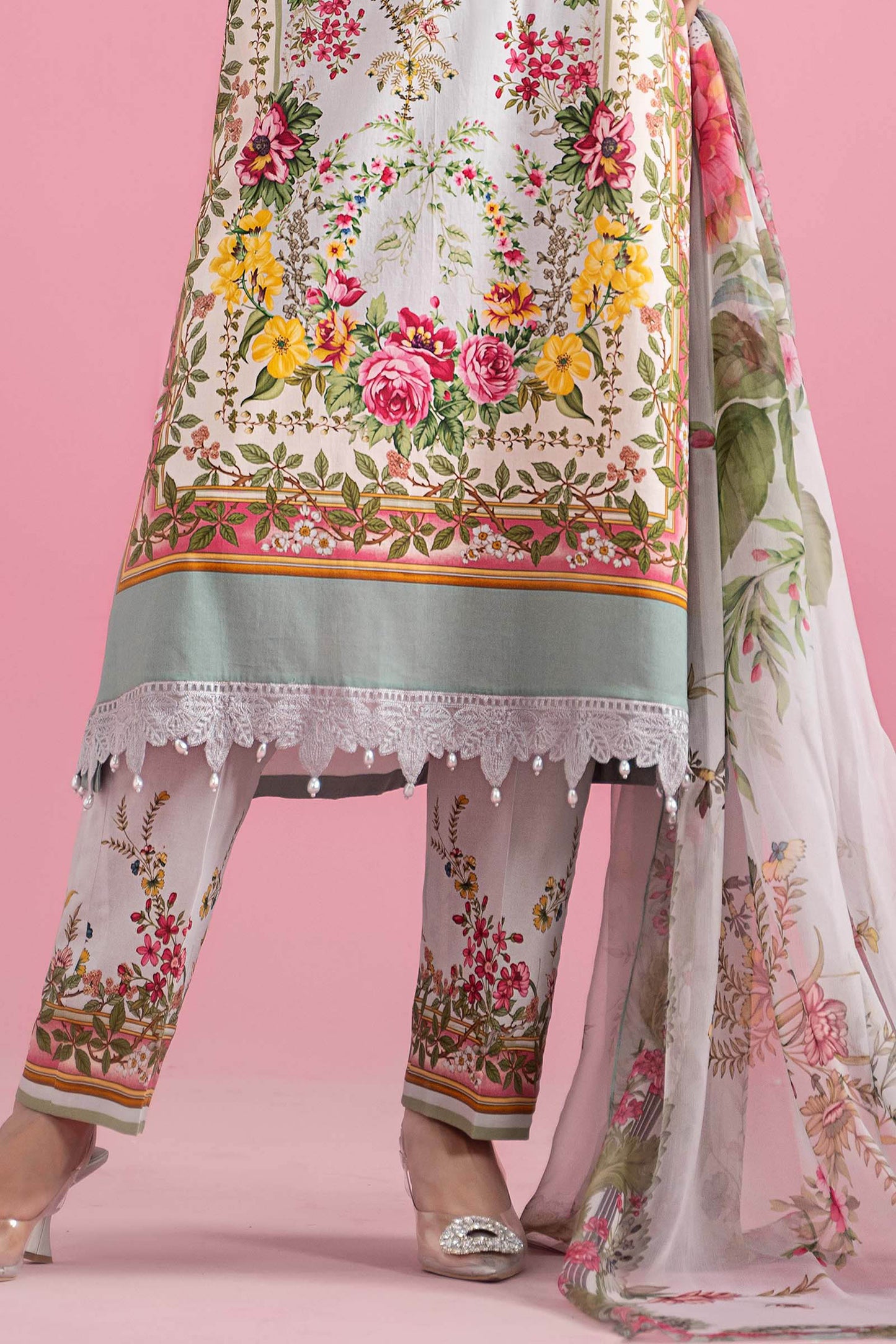 Maria B | Grey - Unstitched Lawn Collection