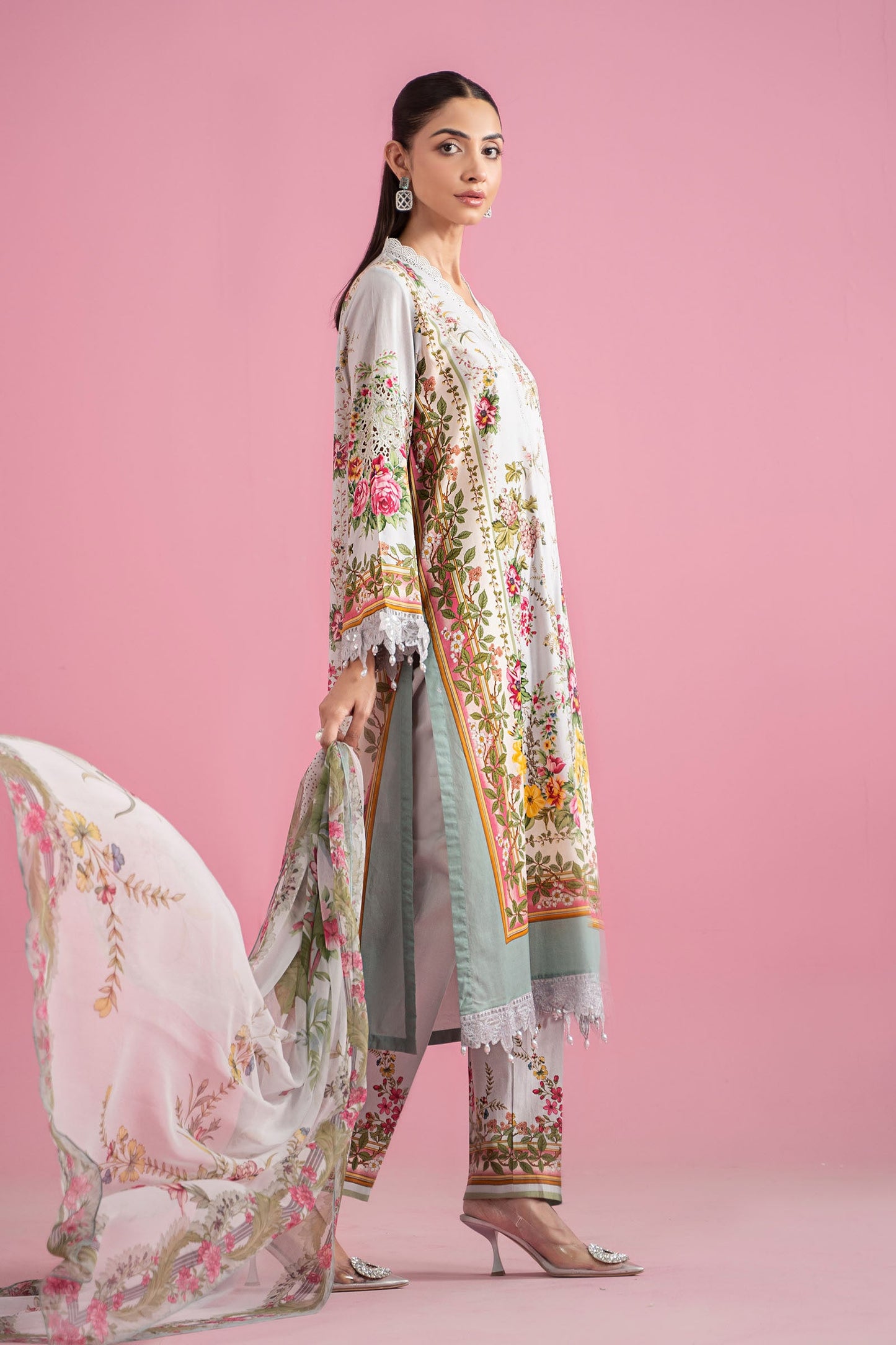 Maria B | Grey - Unstitched Lawn Collection