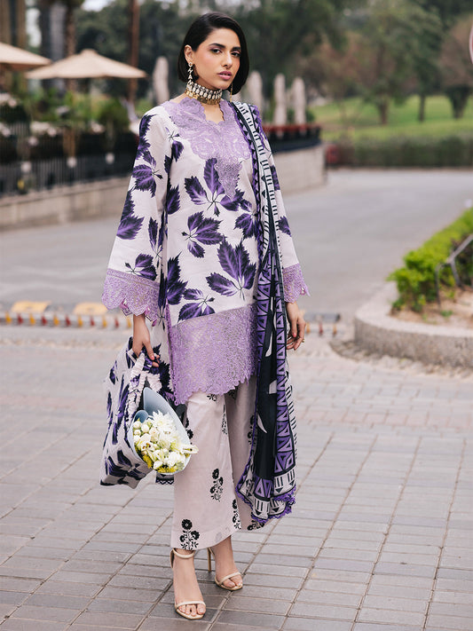 Mahnur | Lilac - Lawn Collection