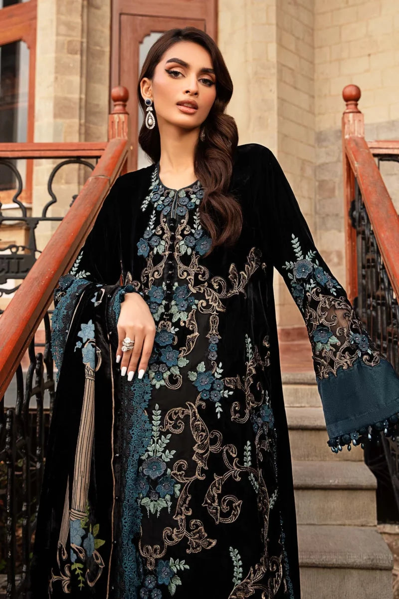 MARIA.B Lawn Luxe 2024 | DL-1208-Royal Blue
