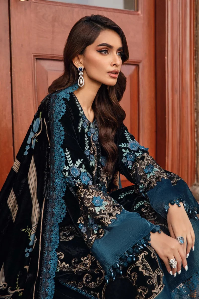 MARIA.B Lawn Luxe 2024 | DL-1208-Royal Blue