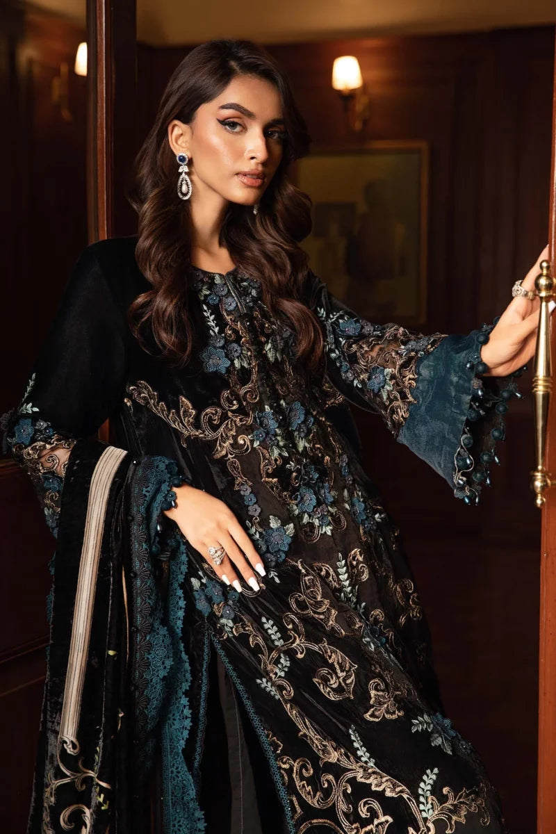 MARIA.B Lawn Luxe 2024 | DL-1208-Royal Blue