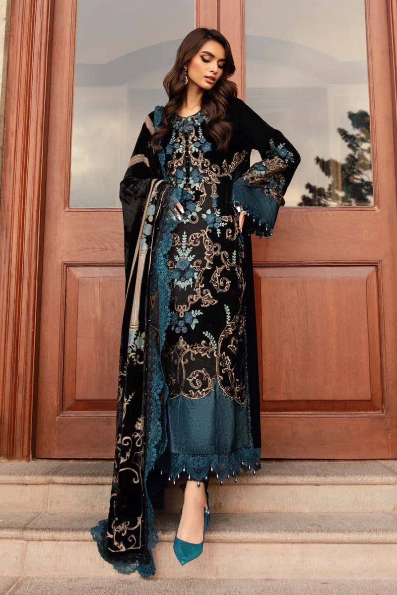 MARIA.B Lawn Luxe 2024 | DL-1208-Royal Blue