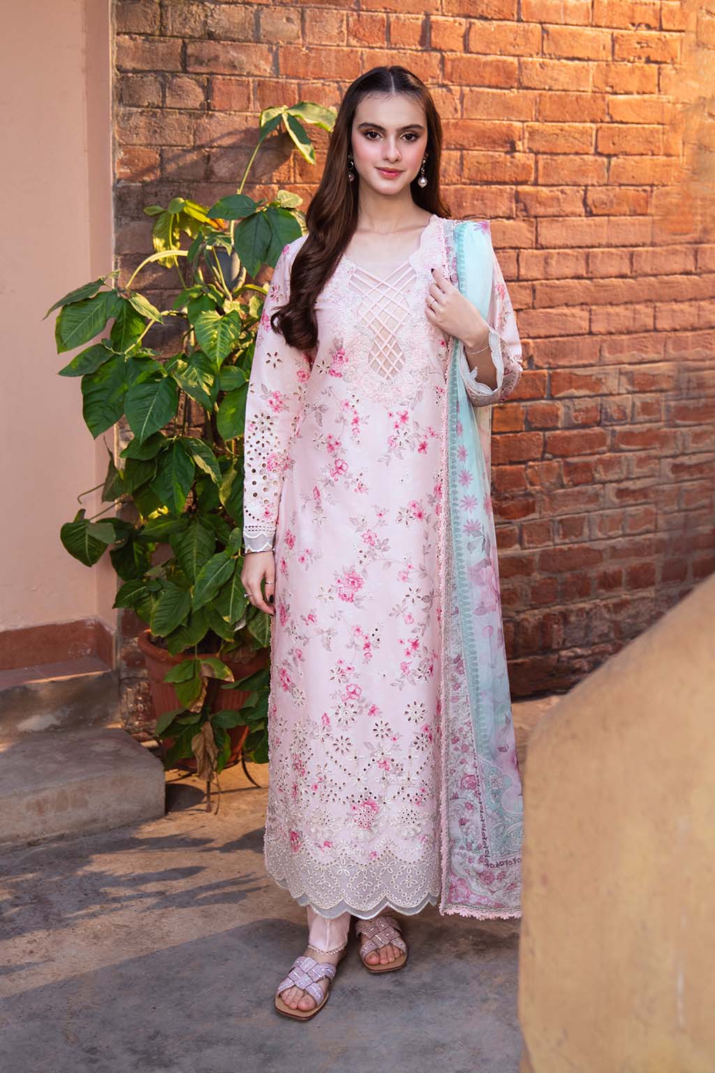 Neeshay | Light Pink - Lawn Collection