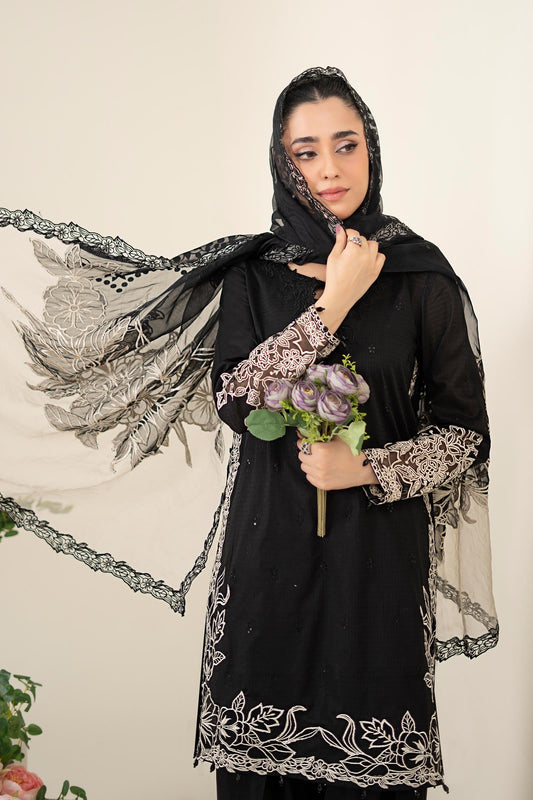 Maria B | Black - Lawn Collection