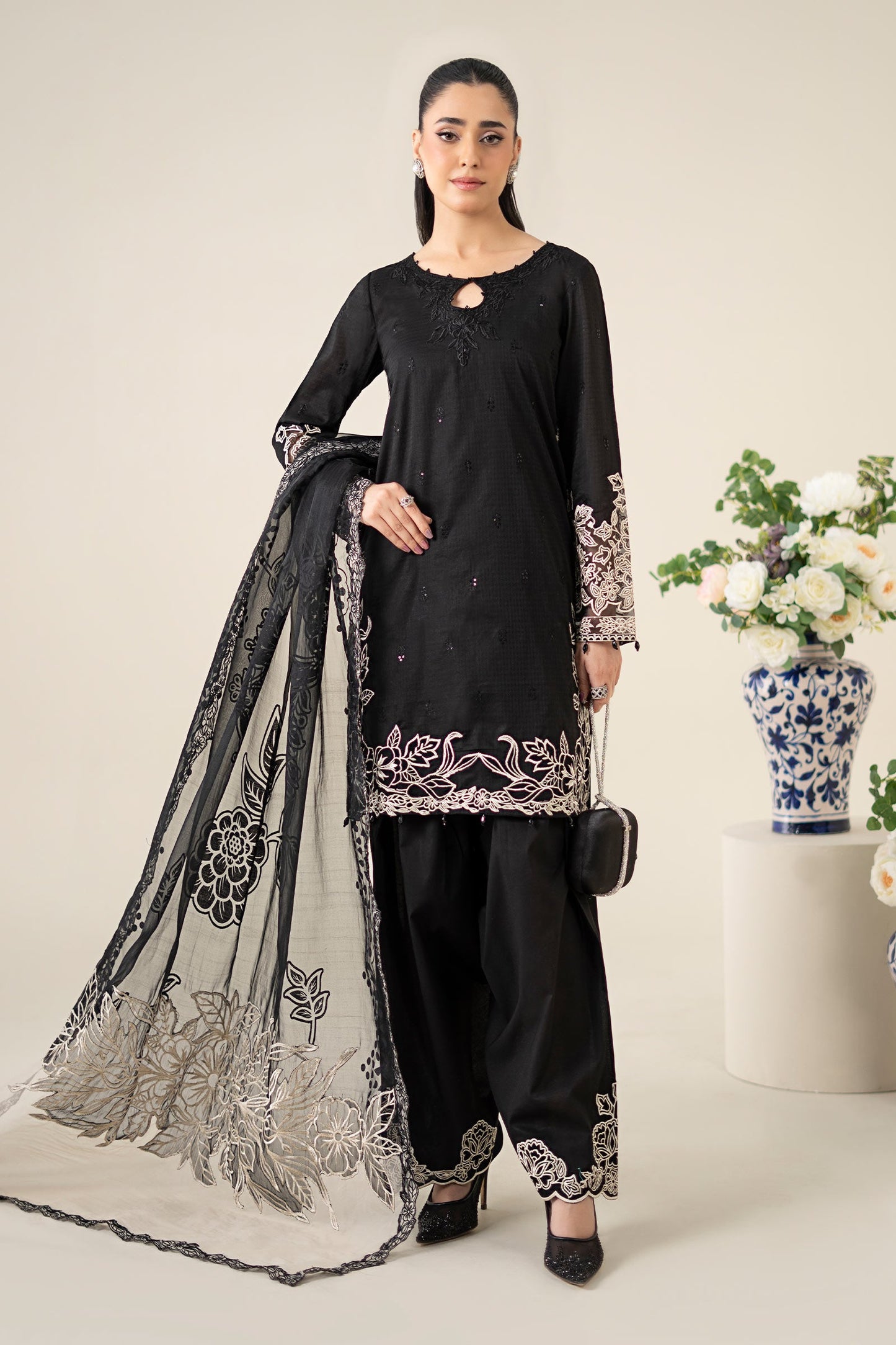 Maria B | Black - Lawn Collection