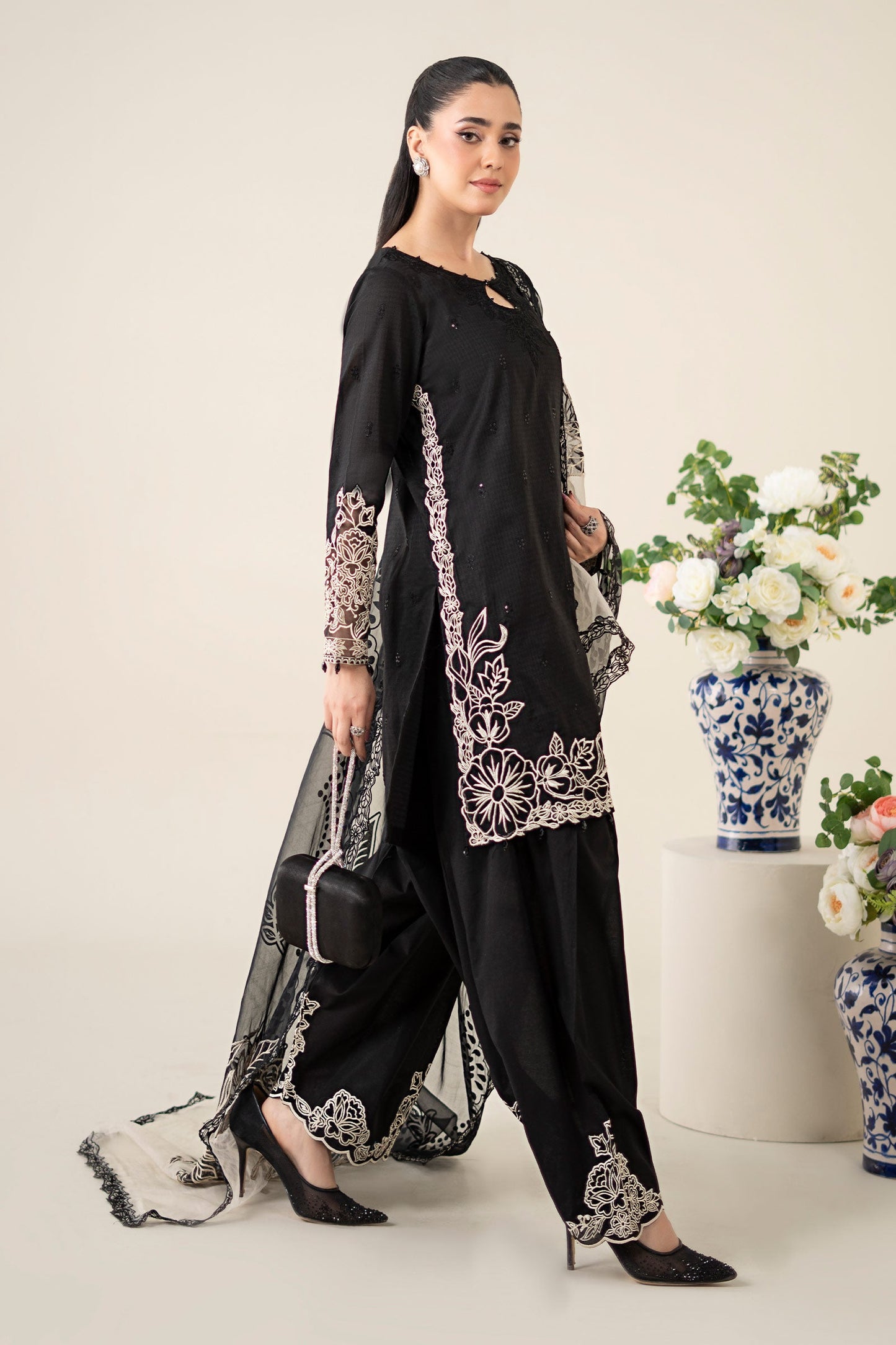 Maria B | Black - Lawn Collection