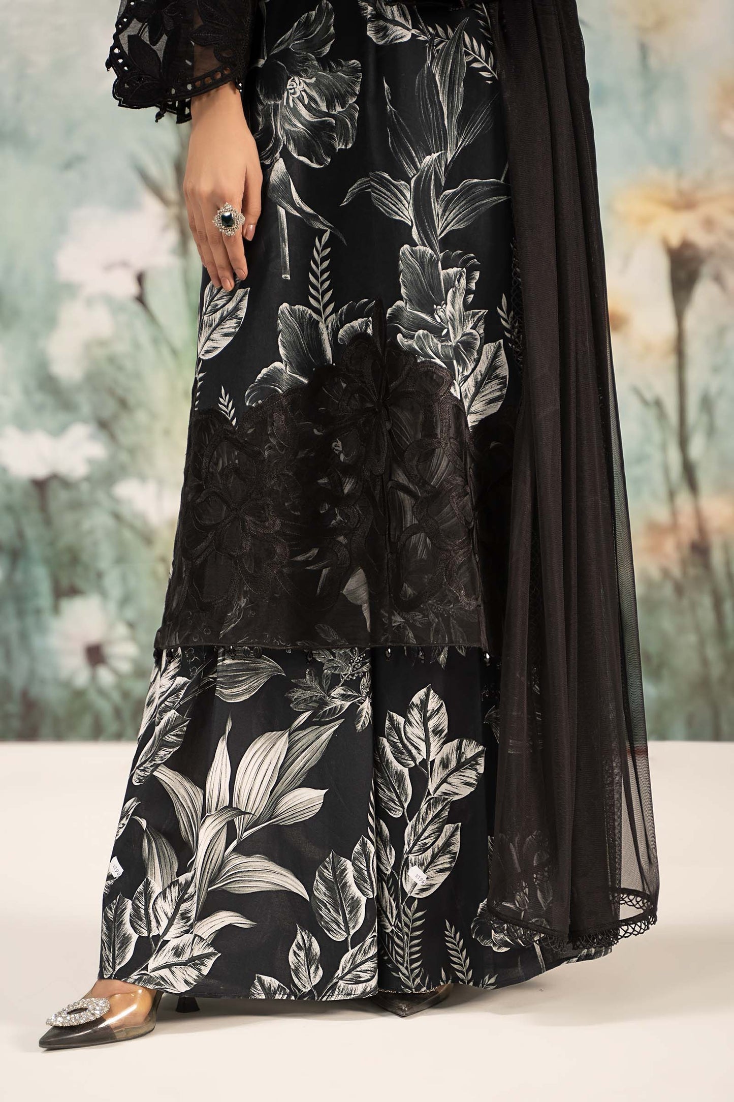 Maria B | Black - 3 Piece Printed Lawn Suit