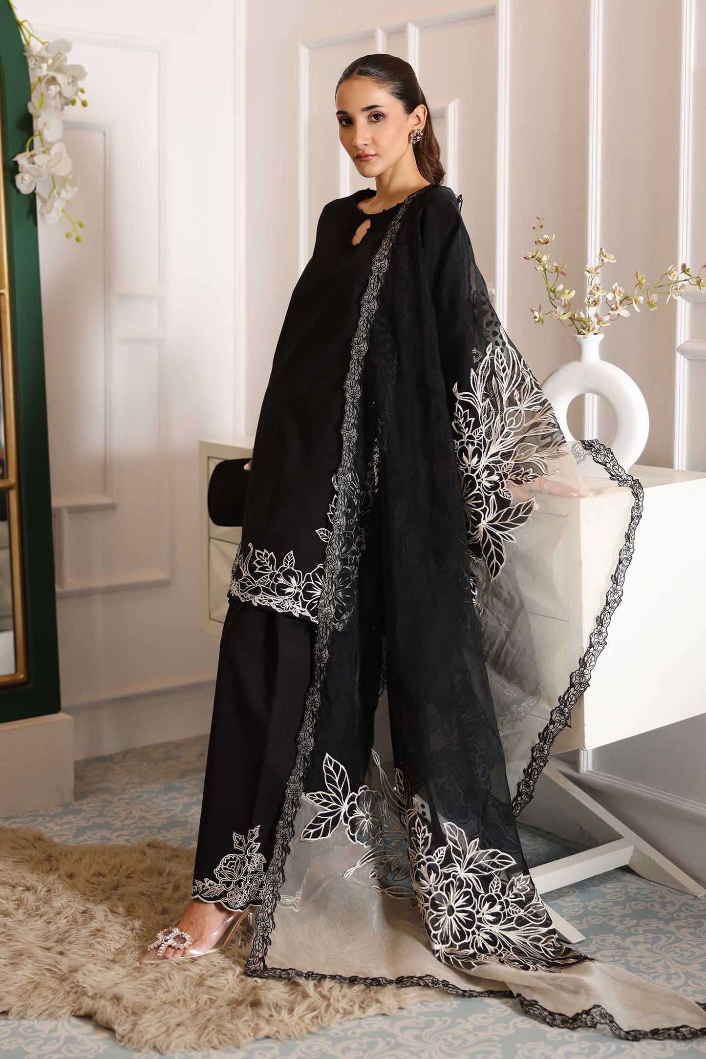 Maria B | Black - Lawn Collection
