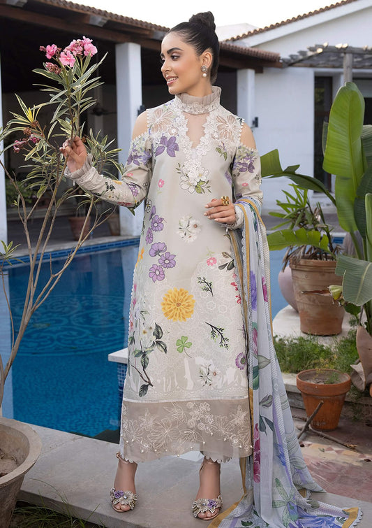 White-Lawn Collection - Asifa & Nabeel - Meraki Summer Vol 2 - AM24#16 - Sarmayi